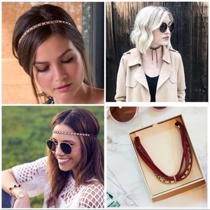 NWOT Jen Atkin x Chloe + Isabel Headwrap & Choker